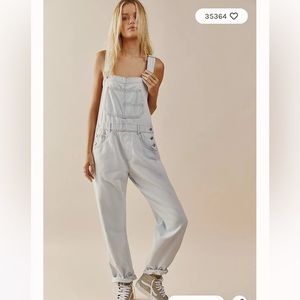 Free People Ziggy Denim Overalls Size XS